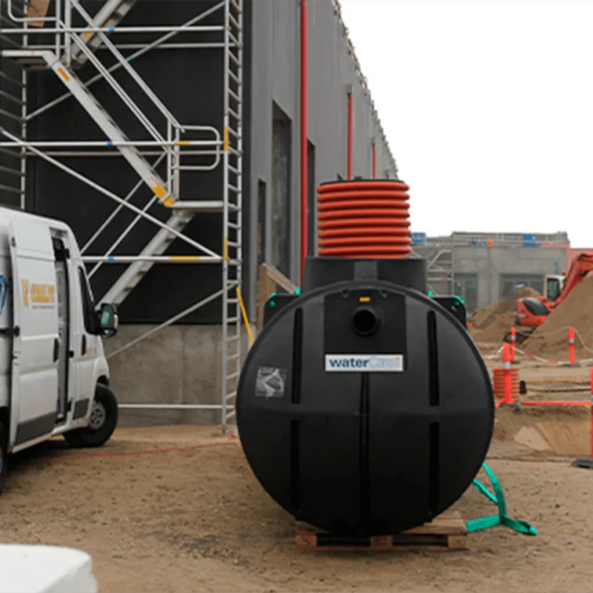 Genanvendelse af regnvand ved Vendelbo Spedition